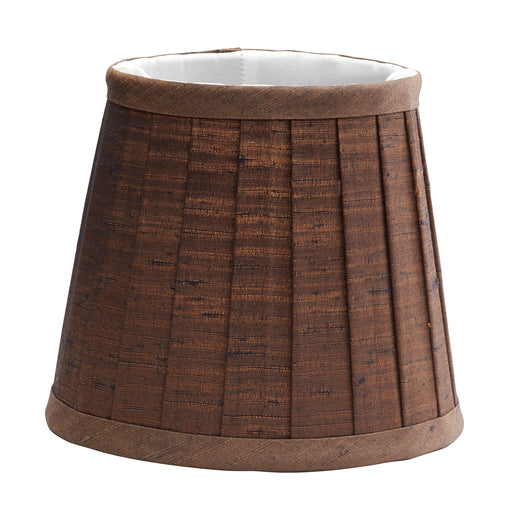 Elstead - LS161 Clip Shade Pleated Chocolate Candle Shade - Elstead - Sparks Warehouse