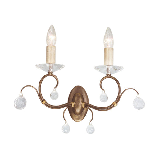 Elstead - LUN2 BRONZE Lunetta 2 Light Wall Light - Elstead - Sparks Warehouse