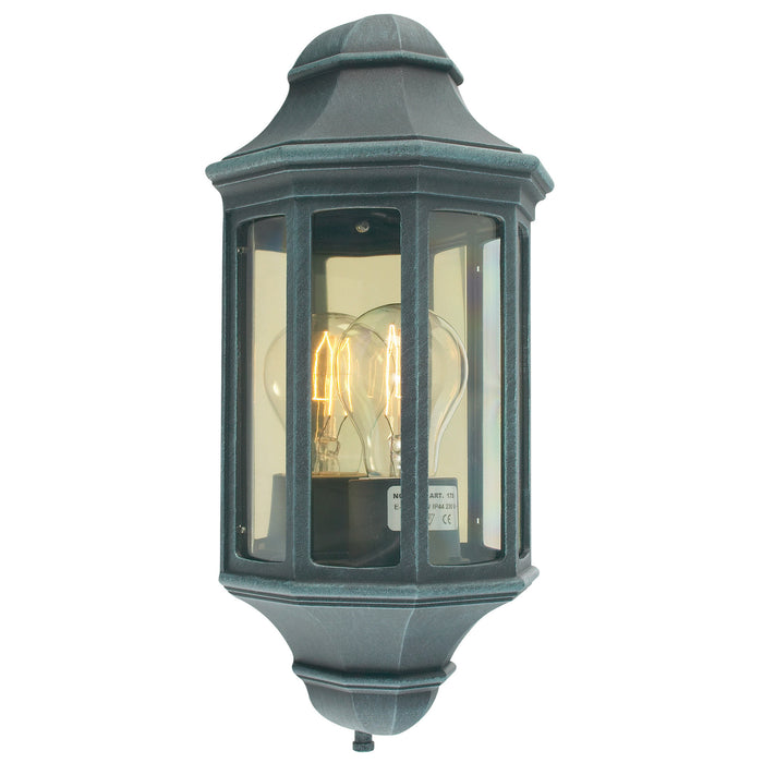 Elstead - M8/2 MINI VERDI M8/2 1 Light Mini Wall Lantern - Verdigris - Elstead - Sparks Warehouse