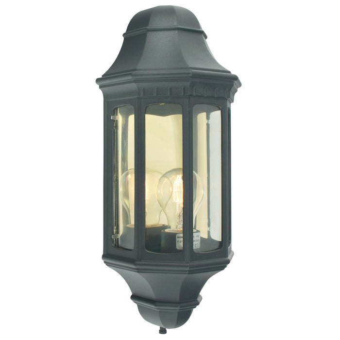 Elstead - M8 BLACK M8 1 Light Wall Lantern - Black - Elstead - Sparks Warehouse