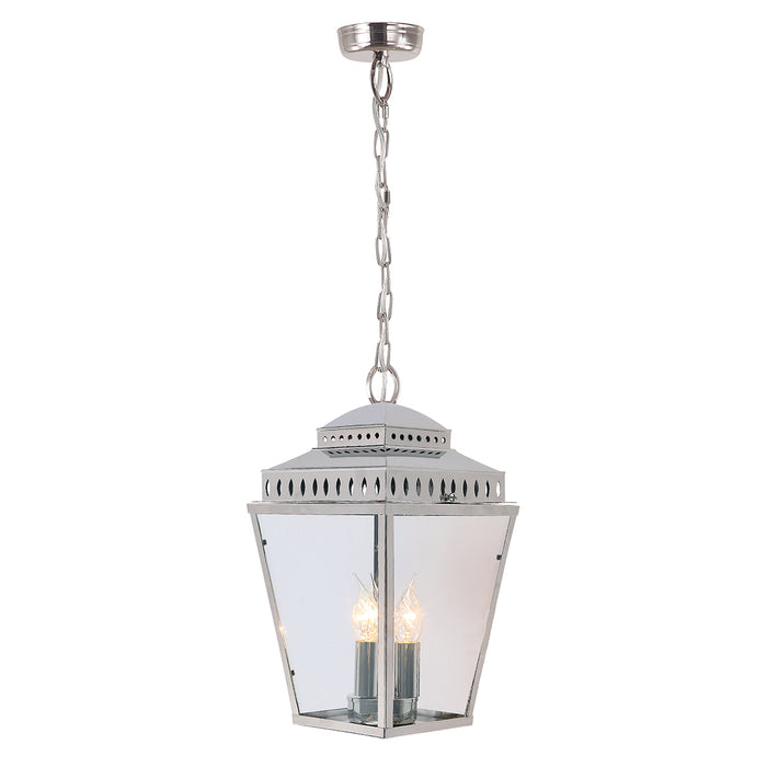 Elstead - MANSIONHS8 PN Mansion House 3 Light Chain Lantern - Polished Nickel - Elstead - Sparks Warehouse