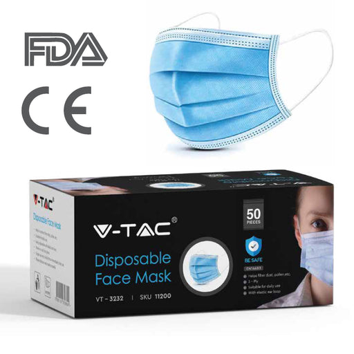Disposable Surgical Face Mask - Box of 50 Safety Products Sparks Warehouse - Sparks Warehouse