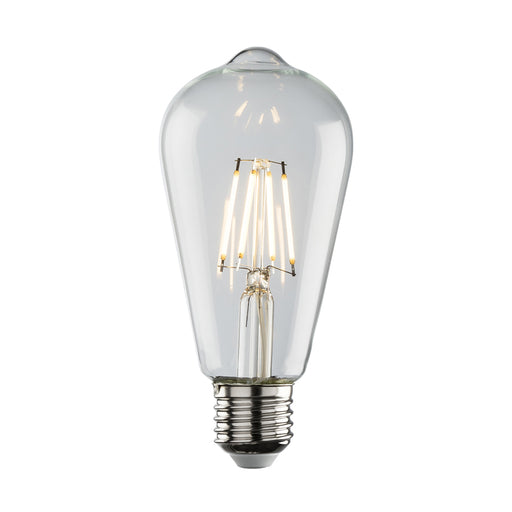Knightsbridge ST4ESDC 230V 4W LED ES Clear ST64 Filament Lamp 2700K Dimmable Decorative LED Lamps Knightsbridge - Sparks Warehouse