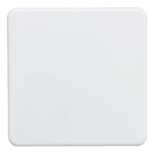 Knightsbridge SF8350MW Screwless 1G Blanking Plate - Matt White Knightsbridge Screwless Flat Plate Matt White Knightsbridge - Sparks Warehouse