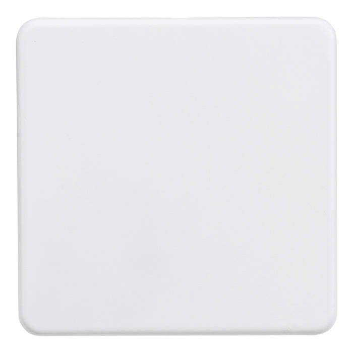 Knightsbridge SF8350MW Screwless 1G Blanking Plate - Matt White Knightsbridge Screwless Flat Plate Matt White Knightsbridge - Sparks Warehouse