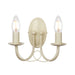 Elstead - MN2 IV/GOLD Minster 2 Light Wall Light - Ivory Gold - Elstead - Sparks Warehouse