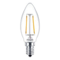 Philips Corepro LEDcandle E14 Filament Clear 2W 250lm - 827 Extra Warm White | Replaces 25W