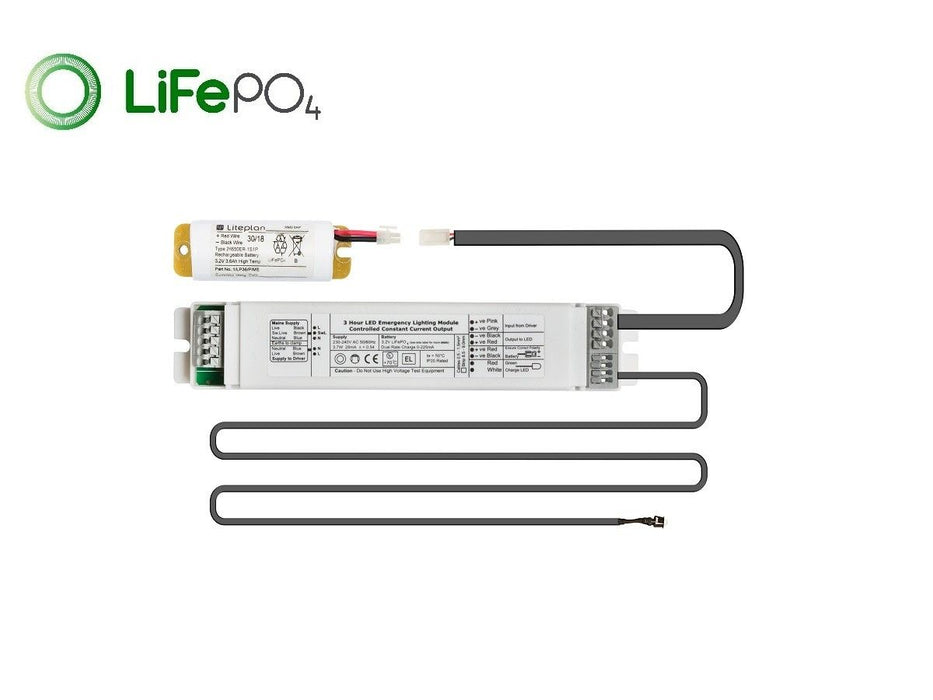 Liteplan  NLP/1/80-K LED Emergency Conversion Pack, Integral Installation, LiFePO4 Battery, Emergency LED Invertors LITEPLAN - Sparks Warehouse