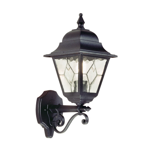 Elstead - NR1 BLK Norfolk 1 Light Up Wall Lantern - Elstead - Sparks Warehouse