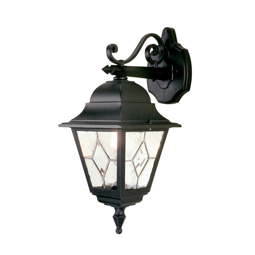Elstead - NR2 BLK Norfolk 1 Light Down Wall Lantern - Elstead - Sparks Warehouse