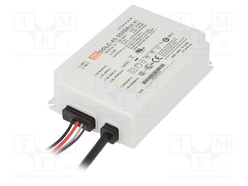 ODLC-45 IP67 Constant Current  and 0-10V Dimming 1-10V Dimmable LED Drivers Meanwell - Easy Control Gear