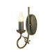 Elstead - OV1 BLK/GOLD Olivia 1 Light Wall Light - Black/Gold - Elstead - Sparks Warehouse