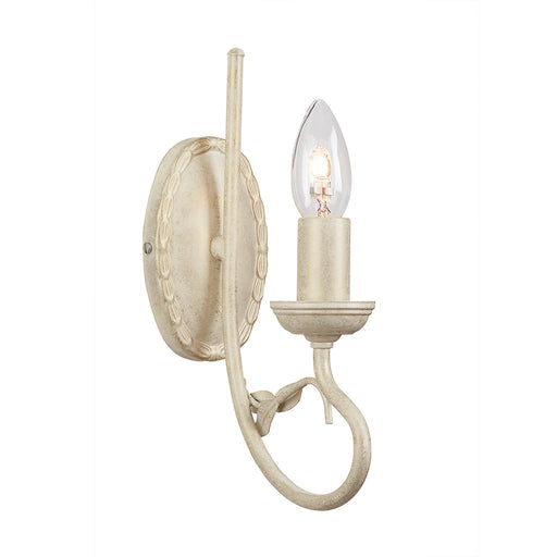 Elstead - OV1 IVORY/GOLD Olivia 1 Light Wall Light - Ivory/Gold - Elstead - Sparks Warehouse