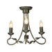 Elstead - OV3 BLK/GOLD Olivia 3 Light Chandelier - Black/Gold - Elstead - Sparks Warehouse
