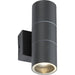 Knightsbridge OWALL2A 230V IP54 GU10 Up and Down Wall Light - Anthracite KB Knightsbridge - Sparks Warehouse