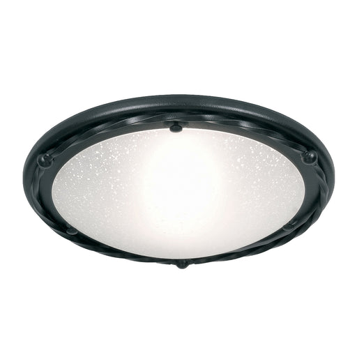 Elstead - PB/F/B BLACK Pembroke 1 Light Flush Light Style B - Black - Elstead - Sparks Warehouse