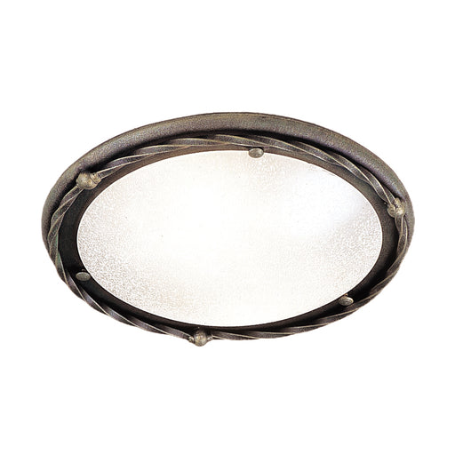 Elstead - PB/F/B BLK/GOLD Pembroke 1 Light Flush Light Style B - Black/Gold - Elstead - Sparks Warehouse