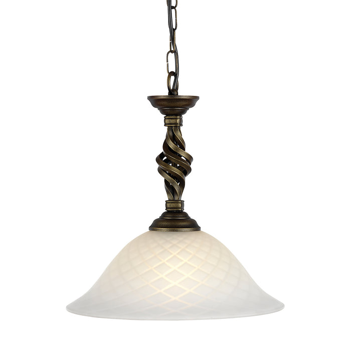 Elstead - PB/P BLK/GOLD Pembroke 1 Light Pendant - Black/Gold - Elstead - Sparks Warehouse