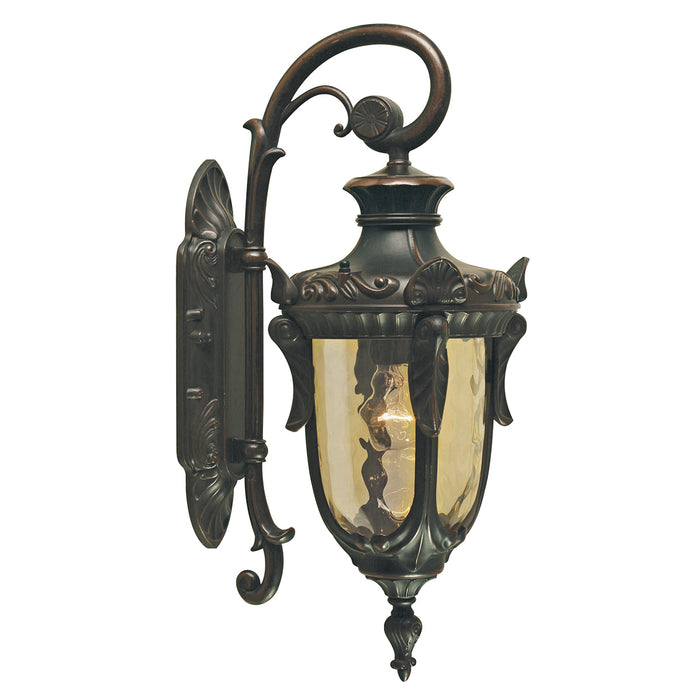 Elstead - PH2/M OB Philadelphia 1 Light Medium Down Wall Lantern - Old Bronze - Elstead - Sparks Warehouse