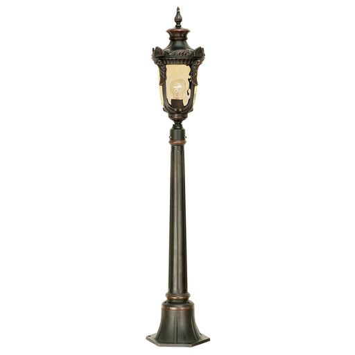 Elstead - PH4/M OB Philadelphia 1 Light Medium Pillar - Old Bronze - Elstead - Sparks Warehouse
