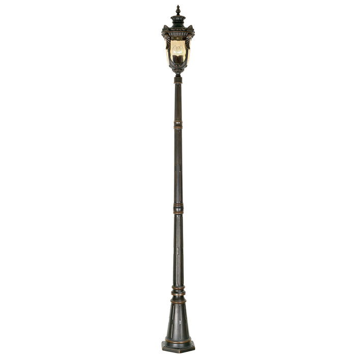 Elstead - PH5/L OB Philadelphia 3 Light Large Lamp Post - Old Bronze - Elstead - Sparks Warehouse