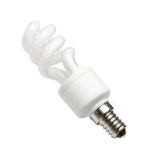 Low Energy Spiral 9W SES / E14 - Warm White Compact Fluorescent Lamps Casell - Sparks Warehouse
