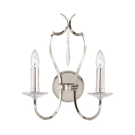 Elstead - PM2 PN Pimlico 2 Light Wall Light - Polished Nickel - Elstead - Sparks Warehouse
