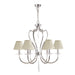 Elstead - PM6 PN Pimlico 6 Light Chandelier - Polished Nickel - Elstead - Sparks Warehouse