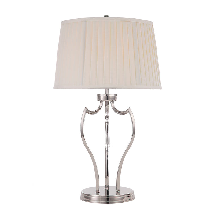 Elstead - PM/TL PN Pimlico 1 Light Table Lamp - Polished Nickel - Elstead - Sparks Warehouse