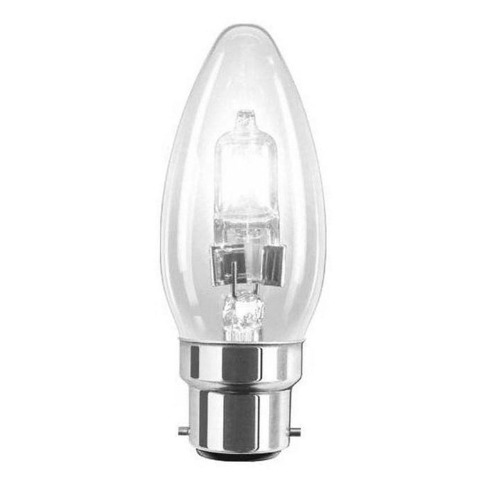 Casell C28BC-H-CA - 240v 28w Ba22d 35mm Clear Candle Halogen Energy Saver Halogen Energy Savers Casell - Sparks Warehouse
