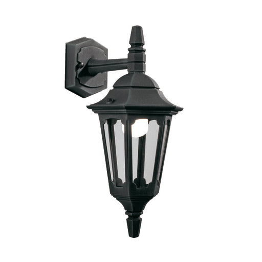 Elstead - PRM2 BLACK Parish Mini 1 Light Down Wall Lantern - Elstead - Sparks Warehouse