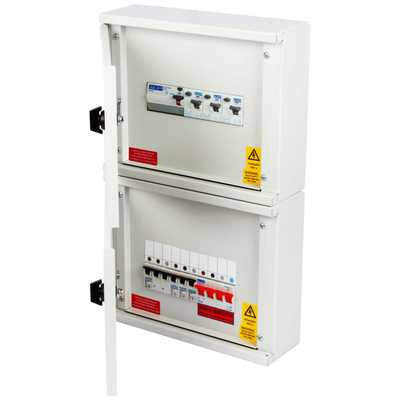 Proteus EV 2 Way TP+N Distribution Board with 100A Mains Incomer / RCDs EV Charging Unit Proteus - Sparks Warehouse