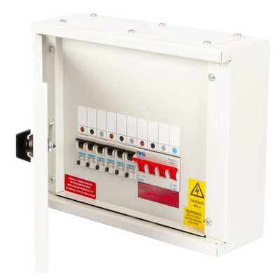 Proteus EV 2 Way TP+N Populated Distribution Board with 100A Mains Incomer / RCBOs EV Charging Unit Proteus - Sparks Warehouse