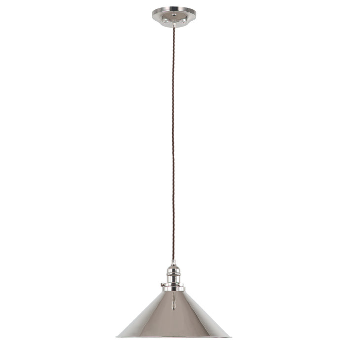 Elstead - PV/SP PN Provence 1 Light Pendant - Polished Nickel - Elstead - Sparks Warehouse