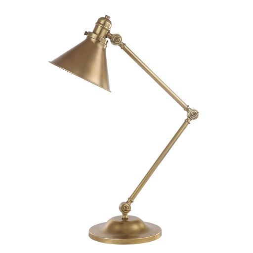 Elstead - PV/TL AB Provence 1 Light Table Lamp - Aged Brass - Elstead - Sparks Warehouse