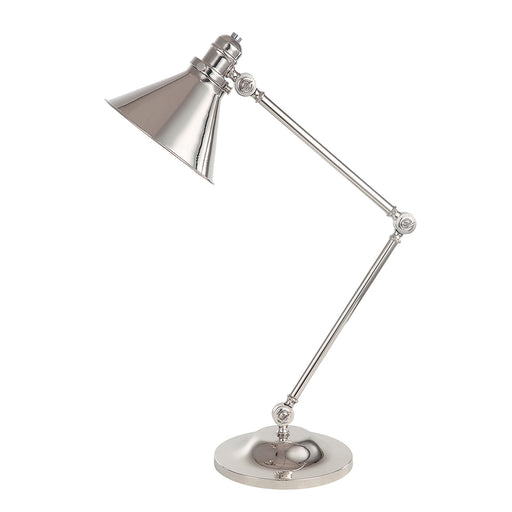 Elstead - PV/TL PN Provence 1 Light Table Lamp - Polished Nickel - Elstead - Sparks Warehouse