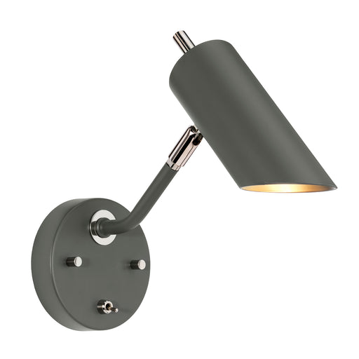 Elstead - QUINTO1 GPN Quinto 1 Light Wall Light - Dark Grey Polished Nickel - Elstead - Sparks Warehouse