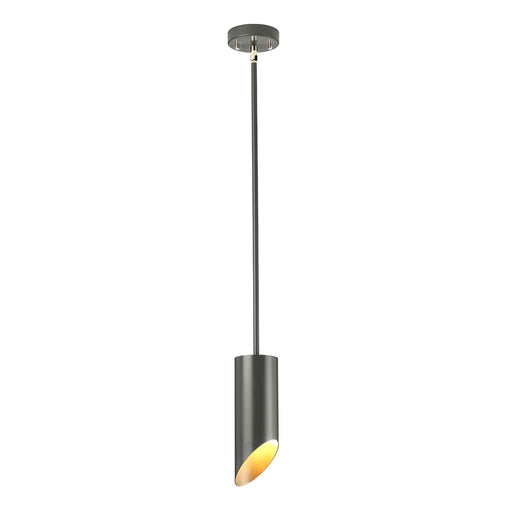 Elstead - QUINTO1P GPN Quinto 1 Light Pendant - Dark Grey Polished Nickel - Elstead - Sparks Warehouse