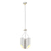 Elstead - QUINTO3 WAB Quinto 3 Light Chandelier - White Aged Brass - Elstead - Sparks Warehouse
