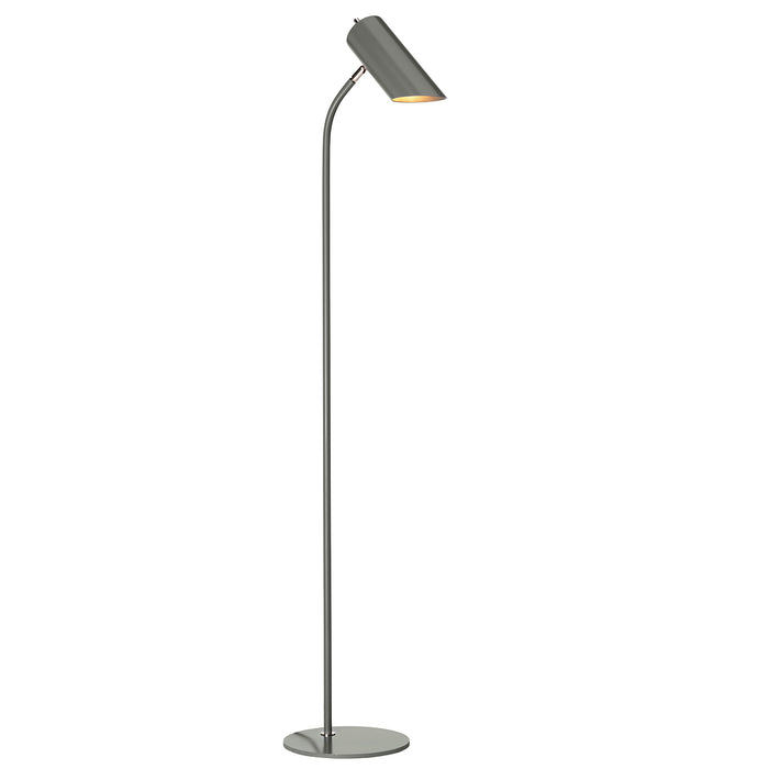 Elstead - QUINTO/FL GPN Quinto 1 Light Floor Lamp - Dark Grey Polished Nickel - Elstead - Sparks Warehouse