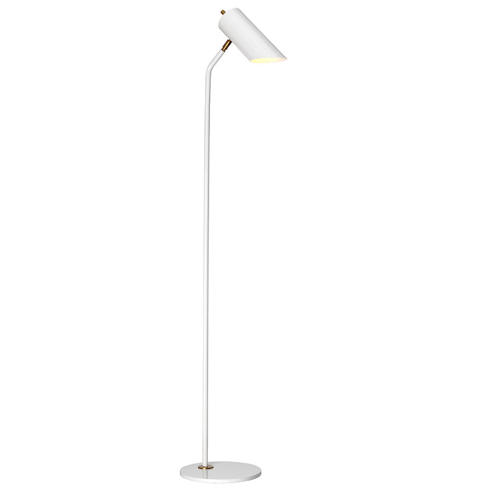 Elstead - QUINTO/FL WAB Quinto 1 Light Floor Lamp - White Aged Brass - Elstead - Sparks Warehouse
