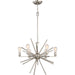 Elstead - QZ/CARNEGIE6 IS Uptown Carnegie 6 Light Chandelier - Imperial Silver - Elstead - Sparks Warehouse