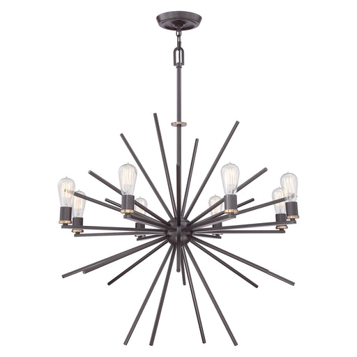 Elstead - QZ/CARNEGIE8 Uptown Carnegie 8 Light Chandelier - Western Bronze - Elstead - Sparks Warehouse