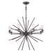 Elstead - QZ/CARNEGIE8 Uptown Carnegie 8 Light Chandelier - Western Bronze - Elstead - Sparks Warehouse
