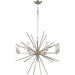 Elstead - QZ/CARNEGIE8 IS Uptown Carnegie 8 Light Chandelier - Imperial Silver - Elstead - Sparks Warehouse
