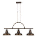 Elstead - QZ/EMERY3P PN Emery 3 Light Island Light - Palladian Bronze - Elstead - Sparks Warehouse