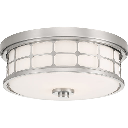 Elstead - QZ/GUARDIAN/F BN Guardian 2 Light Flush Mount - Elstead - Sparks Warehouse