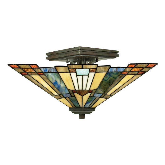 Elstead - QZ/INGLENOOK/SF Inglenook 2 Light Semi-Flush - Elstead - Sparks Warehouse
