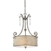 Elstead - QZ/KENDRA/P/B Kendra 2 Light Pendant Light - Elstead - Sparks Warehouse
