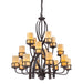 Elstead - QZ/KYLE16 Kyle 16 Light Chandelier - Elstead - Sparks Warehouse